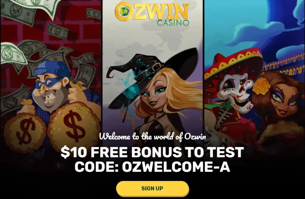 ozwin bonus codes