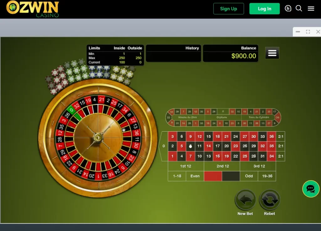 OzwinCasino Live