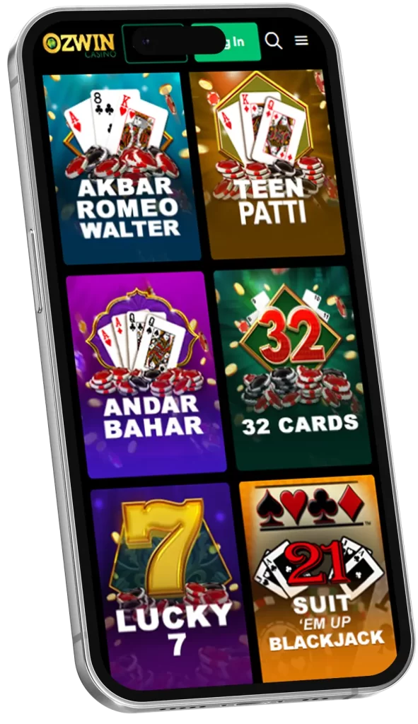Oz Win Live Casino mobile