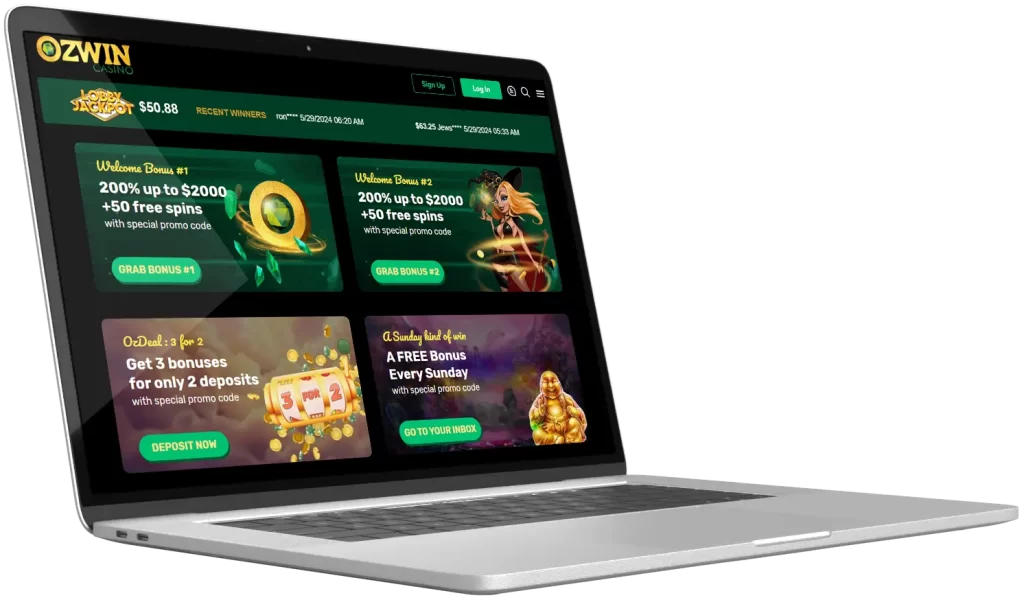 ozwin bonus code