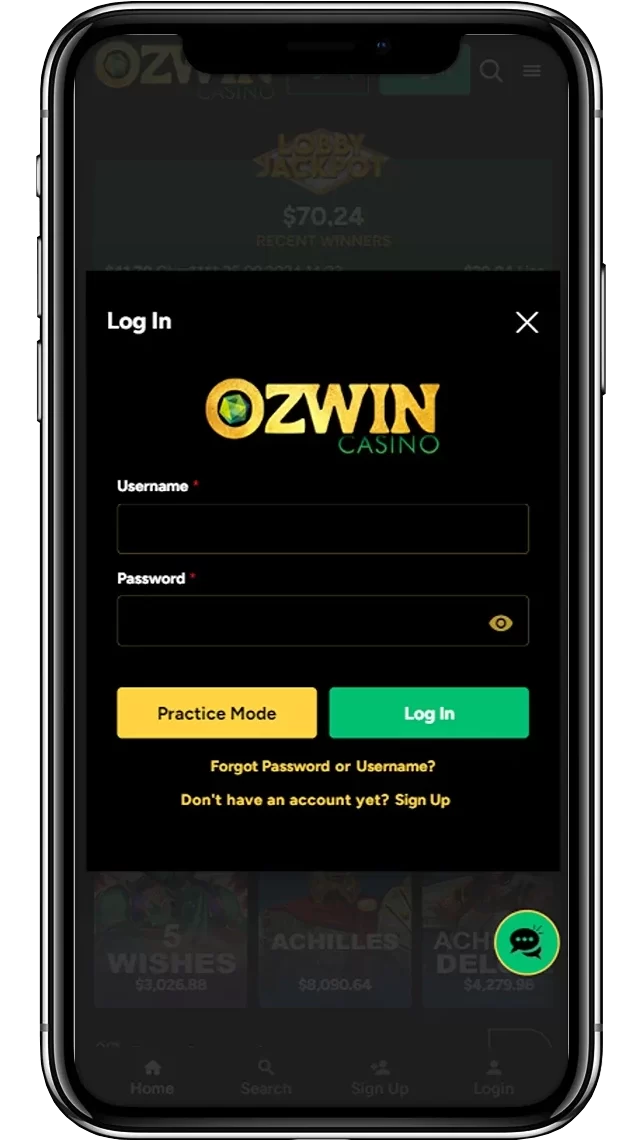 ozwin login
